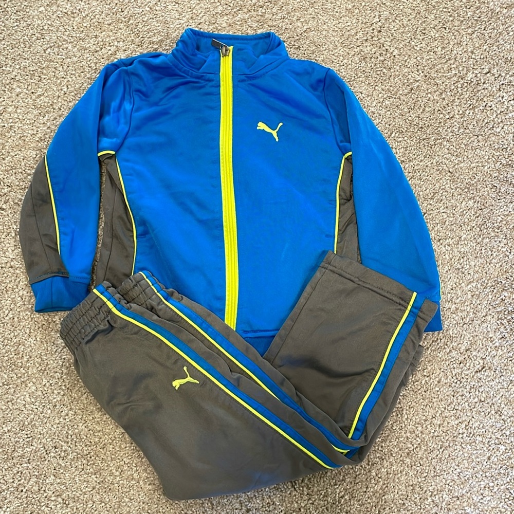 Puma toddler matching jogger suit